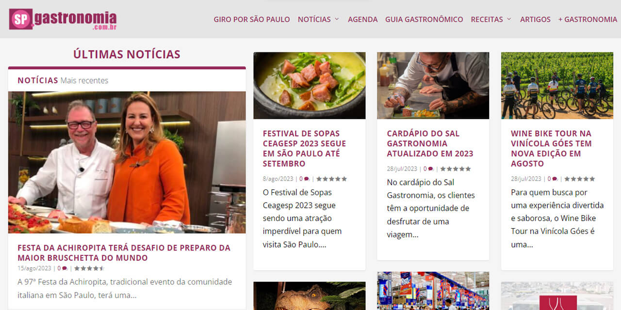 Jornalista apaixonado por gastronomia: seja franqueado do Gastronomia.com.br