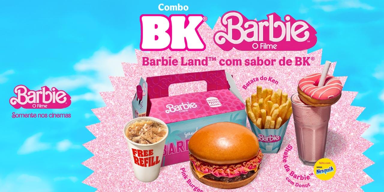 Barbie: Burger King apresenta combo inspirado na icônica boneca
