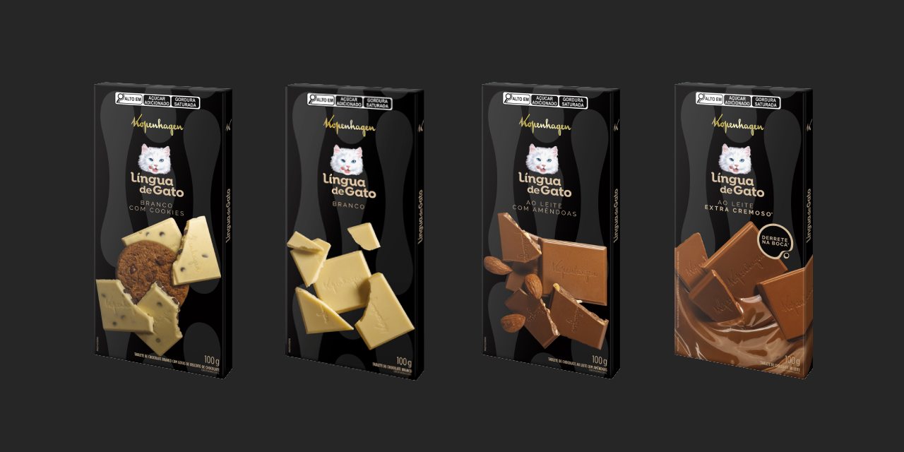Kopenhagen lança quatro novos sabores de Tabletes Língua de Gato