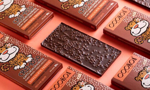 Cookoa apresenta seu novo chocolate cremoso com flocos crocantes