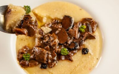 Polenta Cremosa com Funghi: prato do Festival de Tartufo de Campos do Jordão