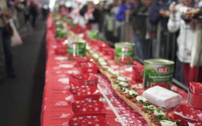 Título de maior bruschetta do mundo é brasileiro, conquistado em SP