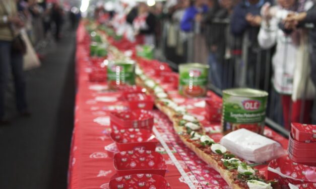 Título de maior bruschetta do mundo é brasileiro, conquistado em SP