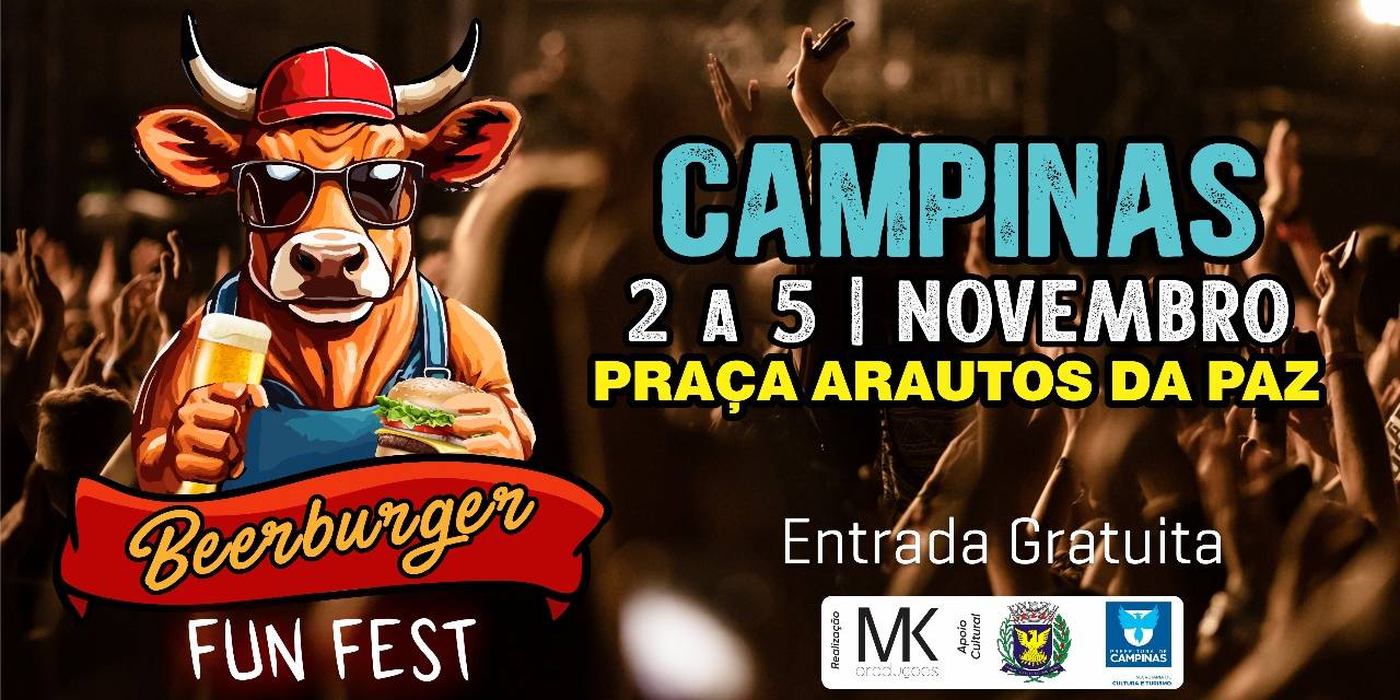 Beerburger Fun Fest em Campinas é atração para toda a família neste feriado prolongado