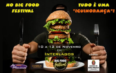 Big Food Festival em Interlagos ocorre de 10 a 12 de novembro