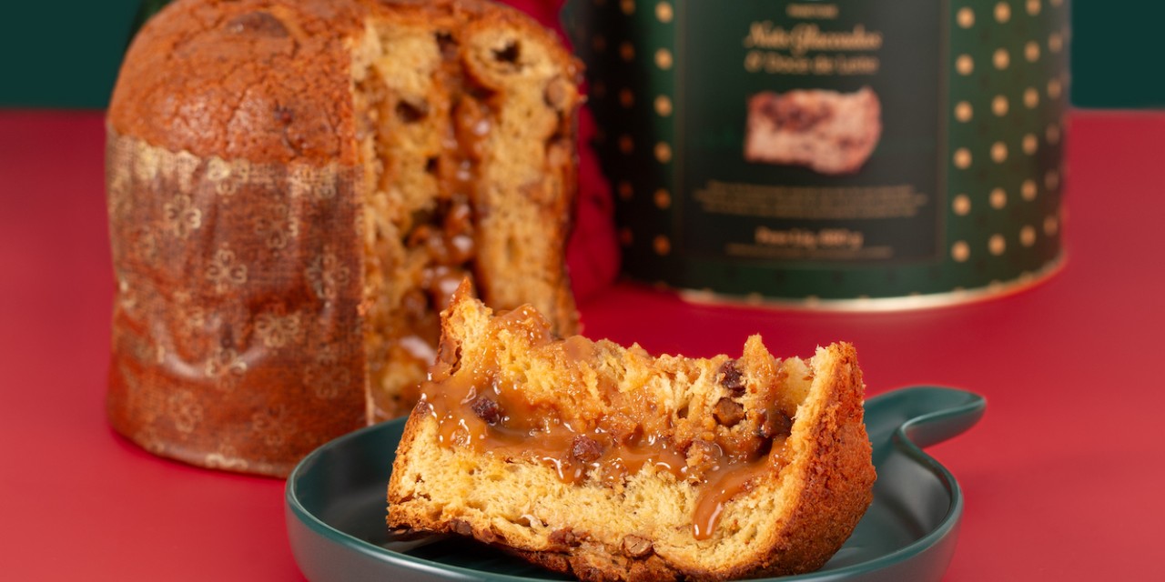 Panetone Nutty Bavarian combina castanhas e doce de leite para encantar no Natal