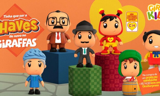 Chaves retorna ao Giraffas em nova campanha