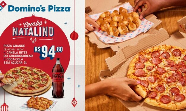 Combo Natalino da Domino’s traz sabor e união para suas festas de fim de ano