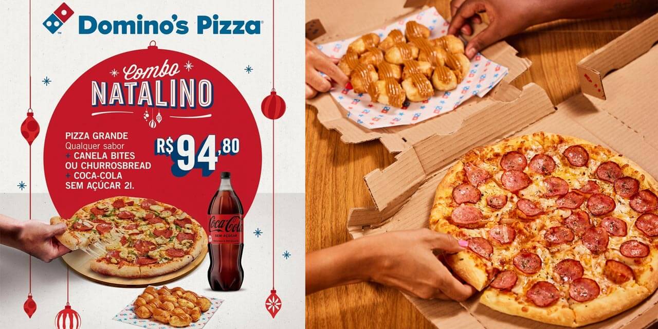 Combo Natalino da Domino’s traz sabor e união para suas festas de fim de ano