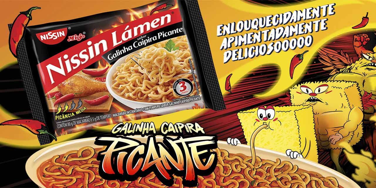 Galinha Caipira Picante: Nissin apresenta a novidade em campanha exclusiva