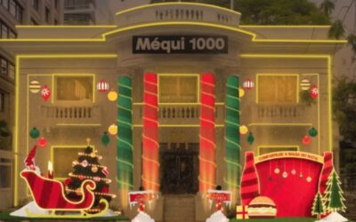 Natal no Méqui com Coca-Cola: parceria leva decorações exclusivas para a Paulista