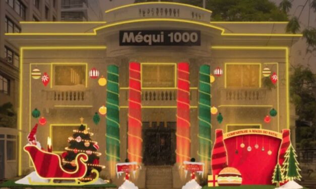 Natal no Méqui com Coca-Cola: parceria leva decorações exclusivas para a Paulista