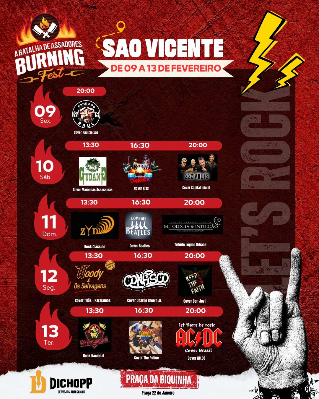 Burning Fest em São Vicente inicia nesta sexta com edição especial