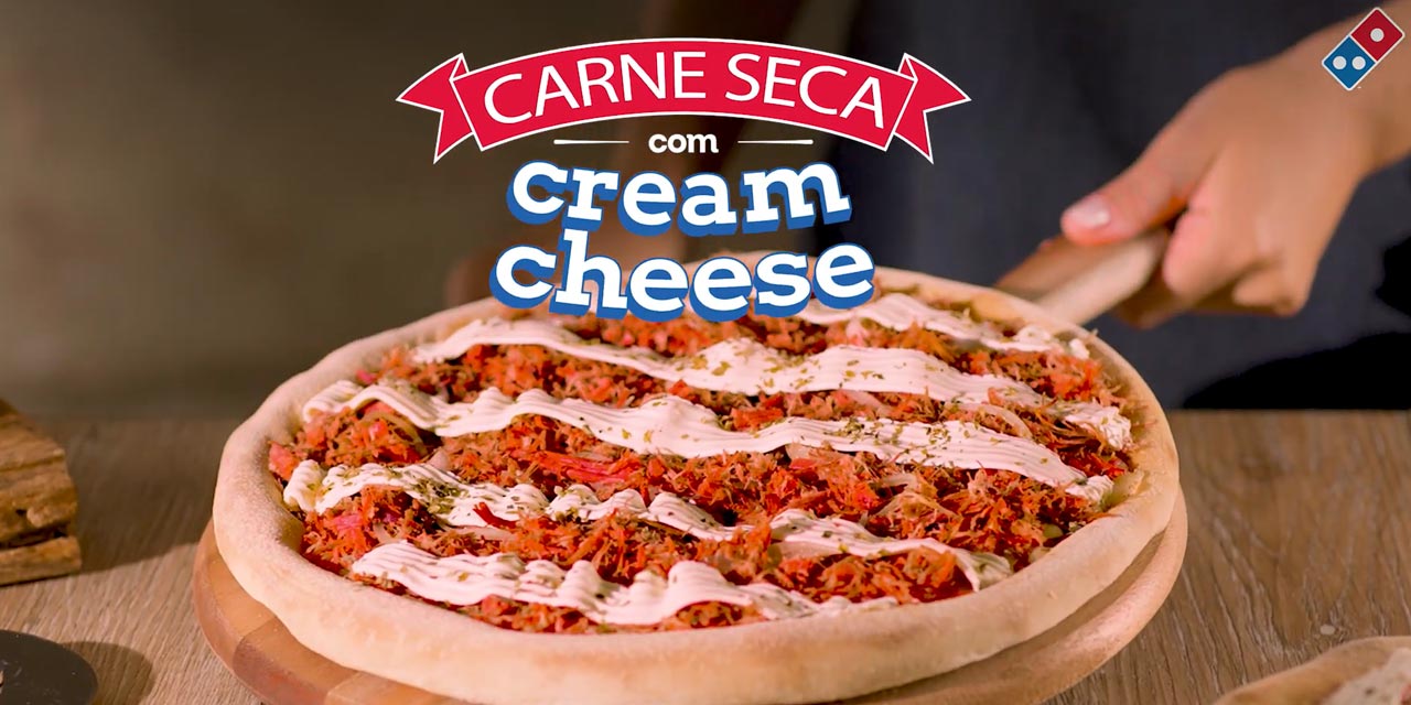 Carne Seca com Cream Cheese está de volta na Domino’s