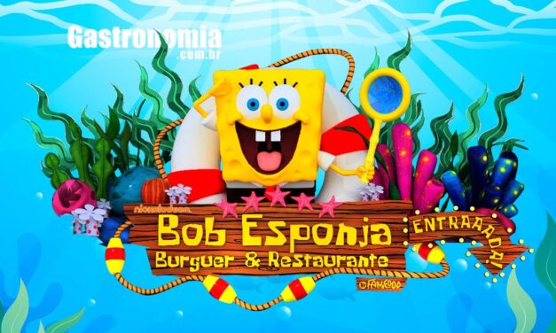 Bob Esponja estreia complexo gastronômico em São Paulo