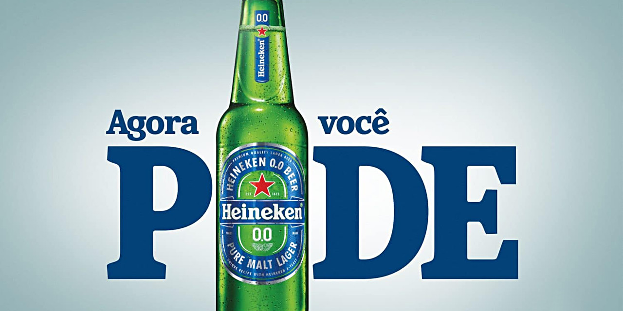 Heineken 0.0 é a cerveja sem álcool mais popular do Brasil