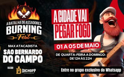 Burning Fest em São Bernardo tem início no feriado