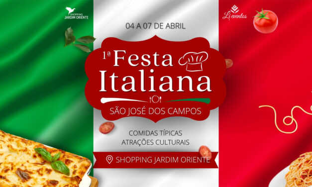 Festa Italiana em São José dos Campos começa nesta quinta