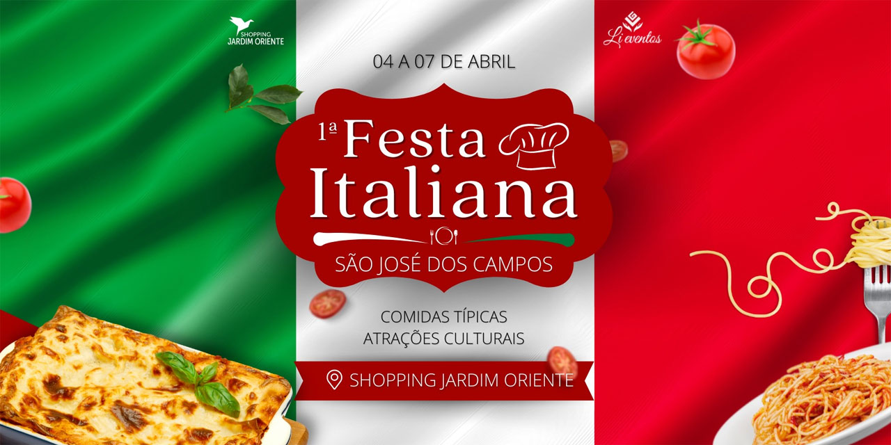 Festa Italiana em São José dos Campos começa nesta quinta