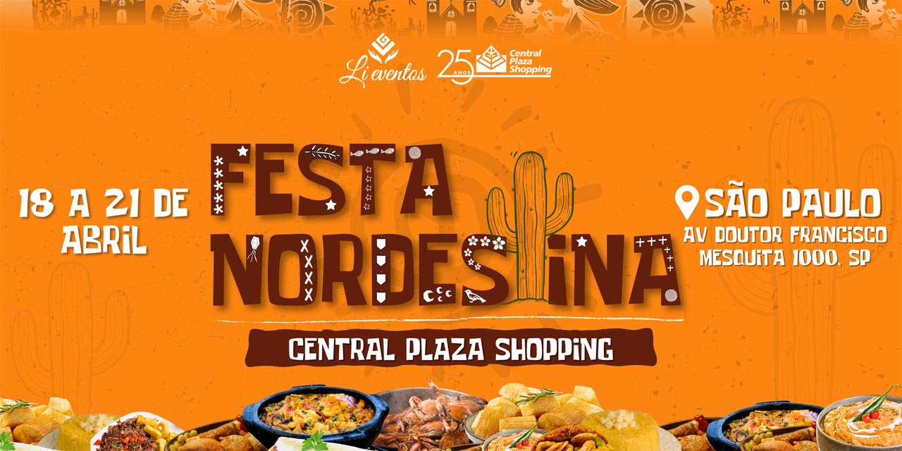 Festa Nordestina no Central Plaza Shopping começa nesta quinta