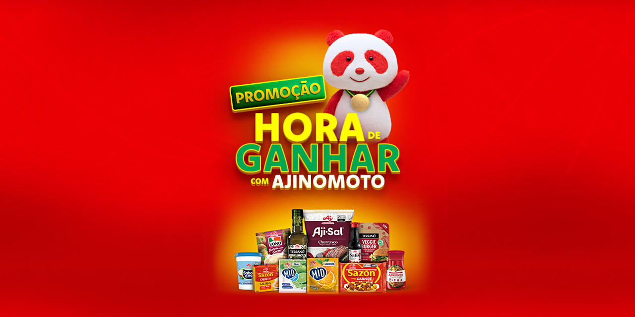“Hora de Ganhar com Ajinomoto” dará R$ 1 milhão em prêmios