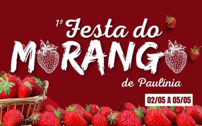 Festa do Morango em Paulínia ocorre a partir desta quinta