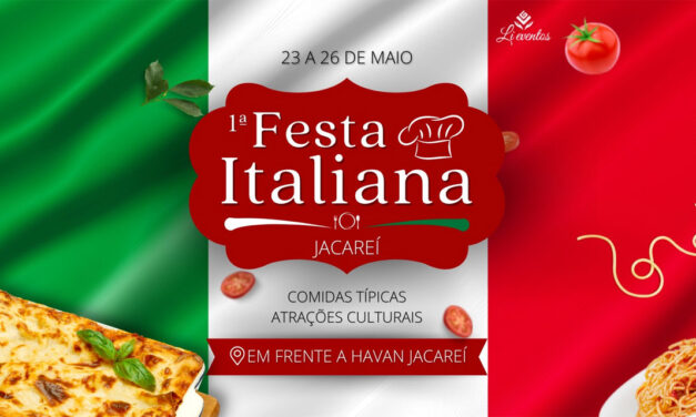 Festa Italiana em Jacareí começa nesta quinta-feira
