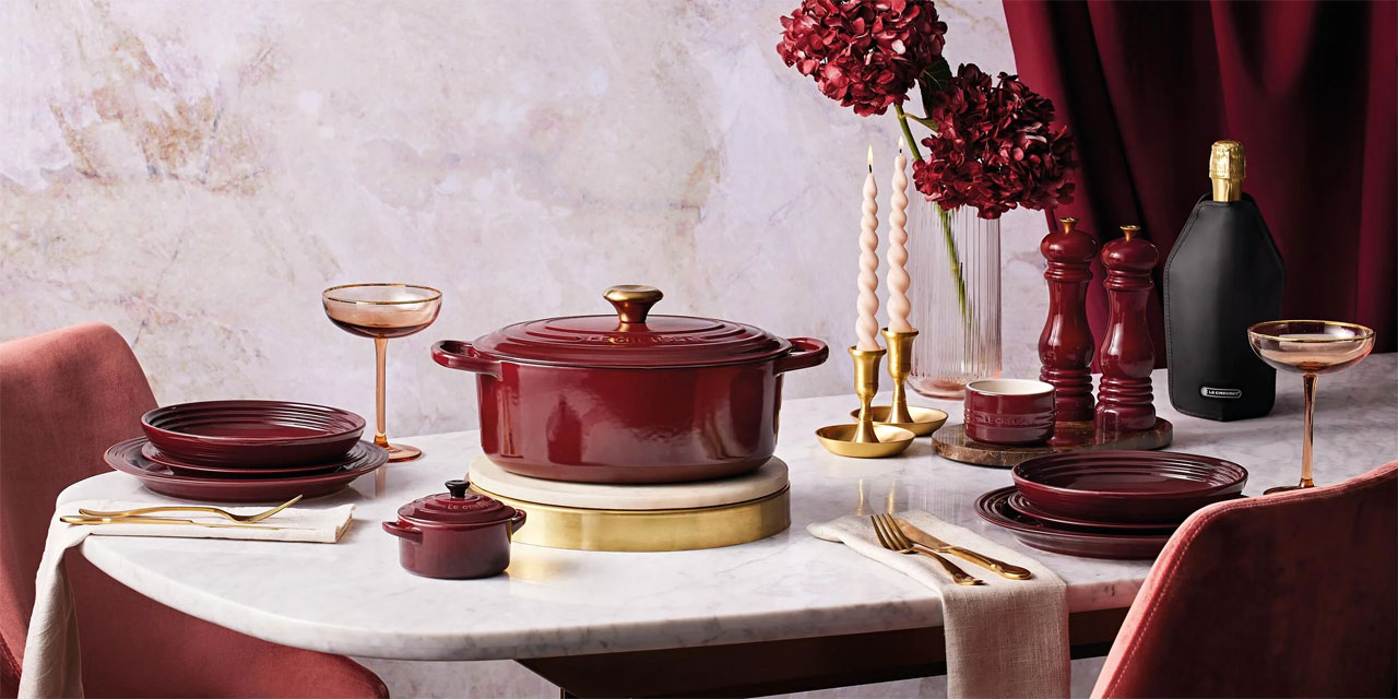 Le Creuset inova com cores românticas para o Dia dos Namorados