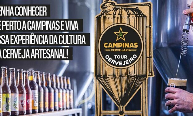 Tour Cervejeiro da Cervejaria Campinas será neste sábado