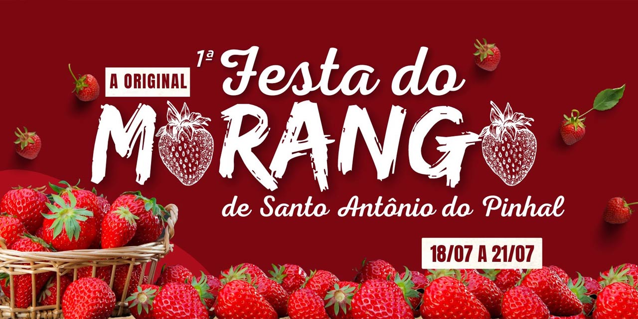 Festa do Morango em Santo Antônio do Pinhal tem início quinta
