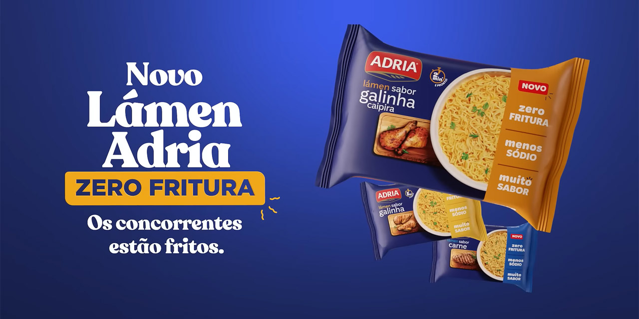 Adria inova com o primeiro lámen sem fritura do portfólio