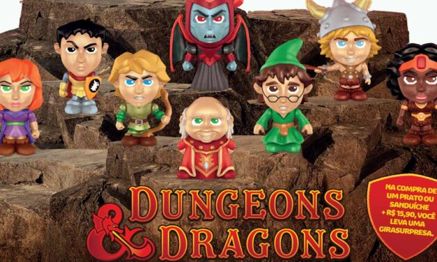 Caverna do Dragão chega ao Giraffas com brindes exclusivos