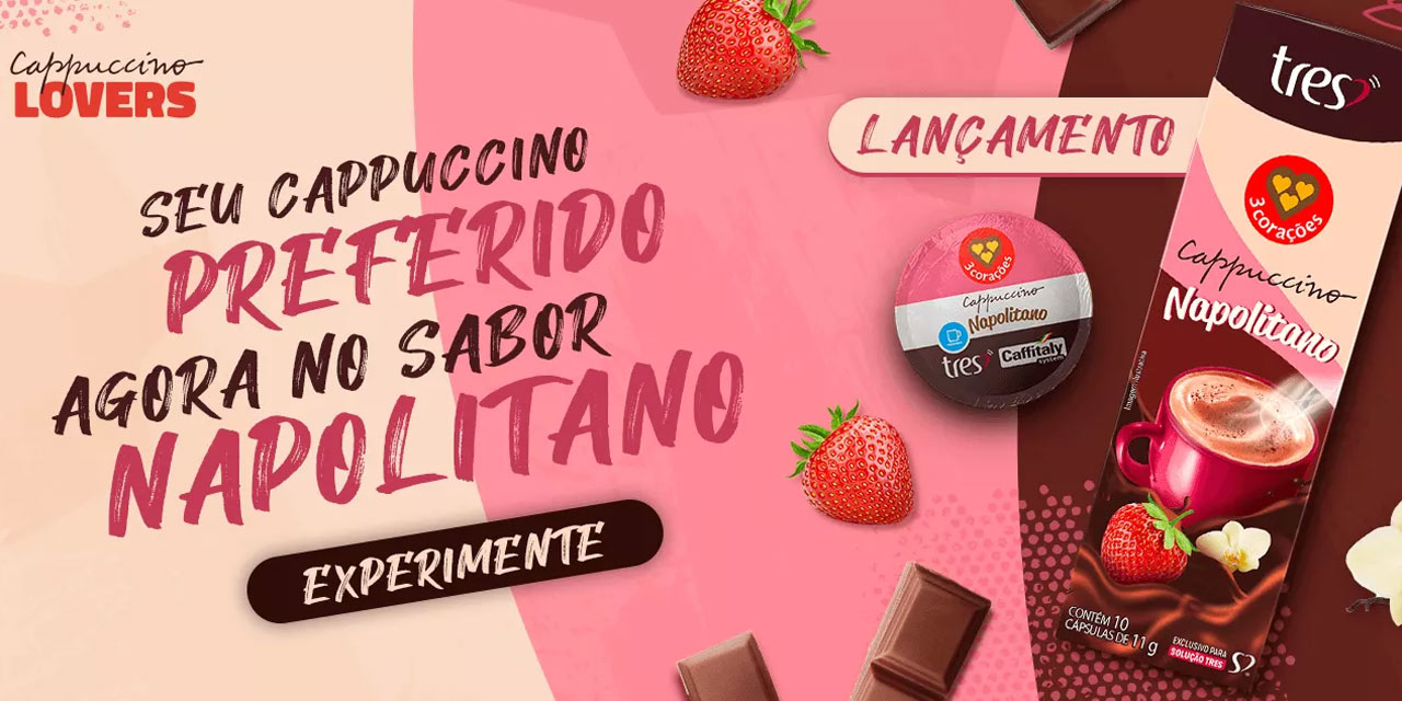 Cappuccino Napolitano: conheça a novidade da 3 Corações