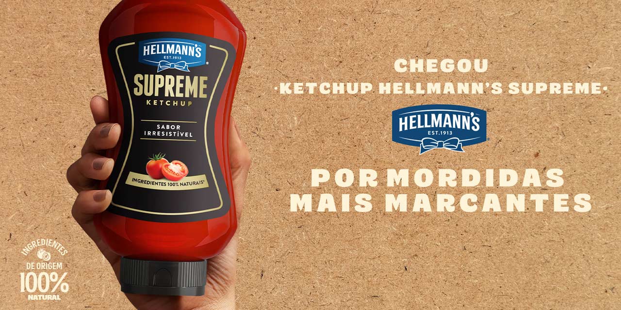 Ketchup Supreme é o mais novo lançamento da Hellmann’s