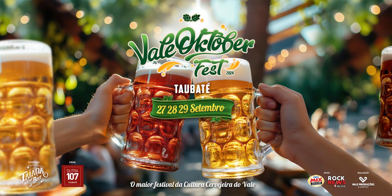 Vale Oktober Fest em Taubaté acontece neste fim de semana