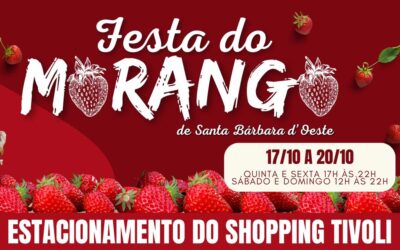 Festa do Morango em Santa Bárbara d’Oeste começa quinta-feira