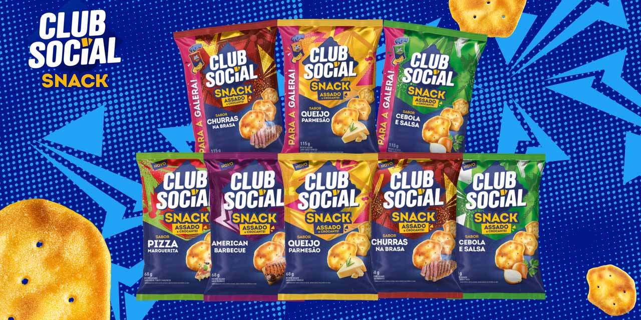 Club Social Snack aposta em novos sabores e tamanhos maiores