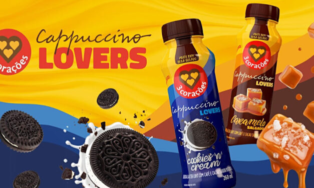 3 Corações amplia linha de cappuccinos prontos