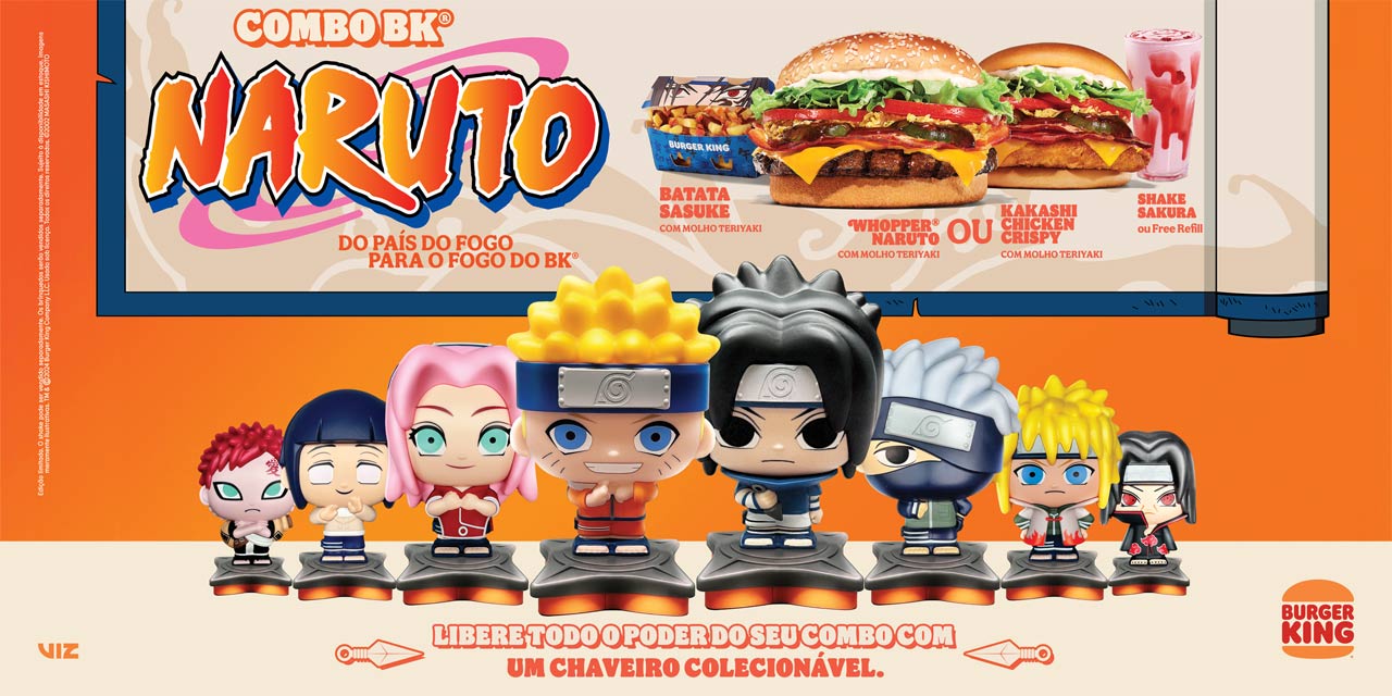 Naruto ganha combo especial no Burger King