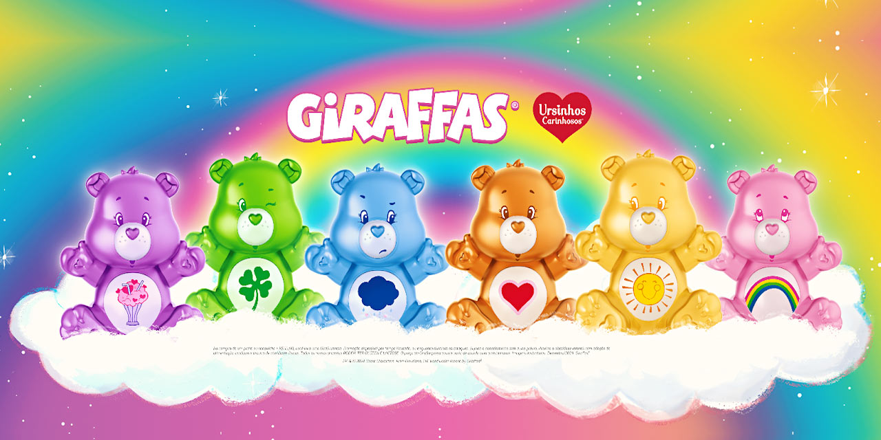 Ursinhos Carinhosos invadem o Giraffas com brindes exclusivos