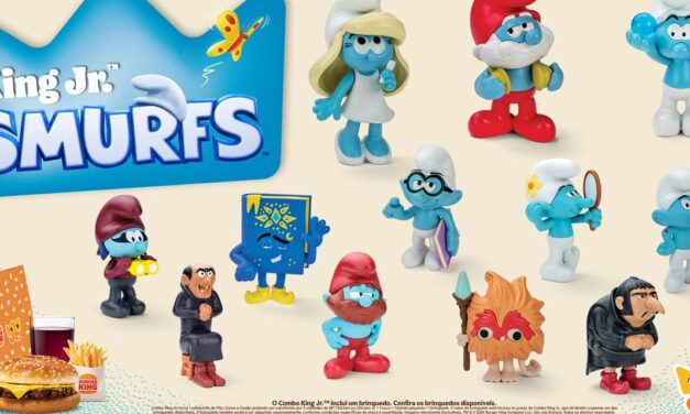 Smurfs invadem o Burger King com brinquedos inéditos