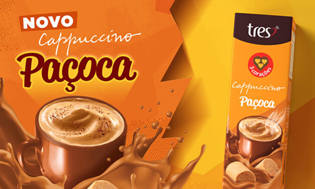Cappuccino Paçoca é a nova aposta da 3 Corações