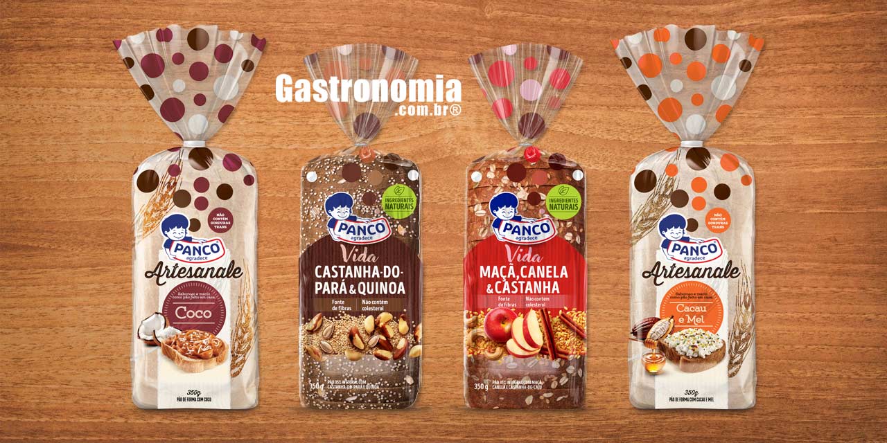 Panco lança novos sabores de pães das linhas Vida e Artesanale