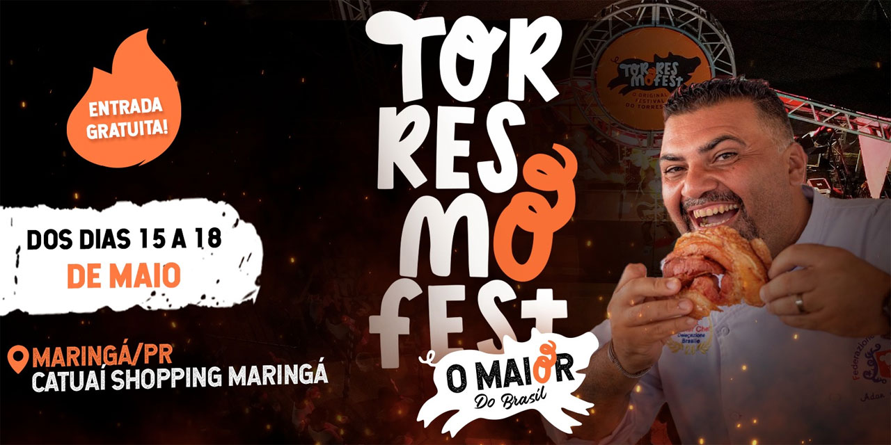 Torresmofest retorna a Maringá a partir do dia 15 de maio