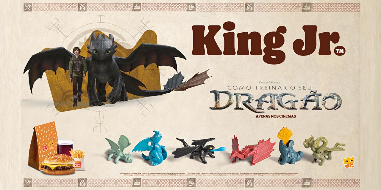 “Como Treinar o Seu Dragão” aterrissa no Burger King