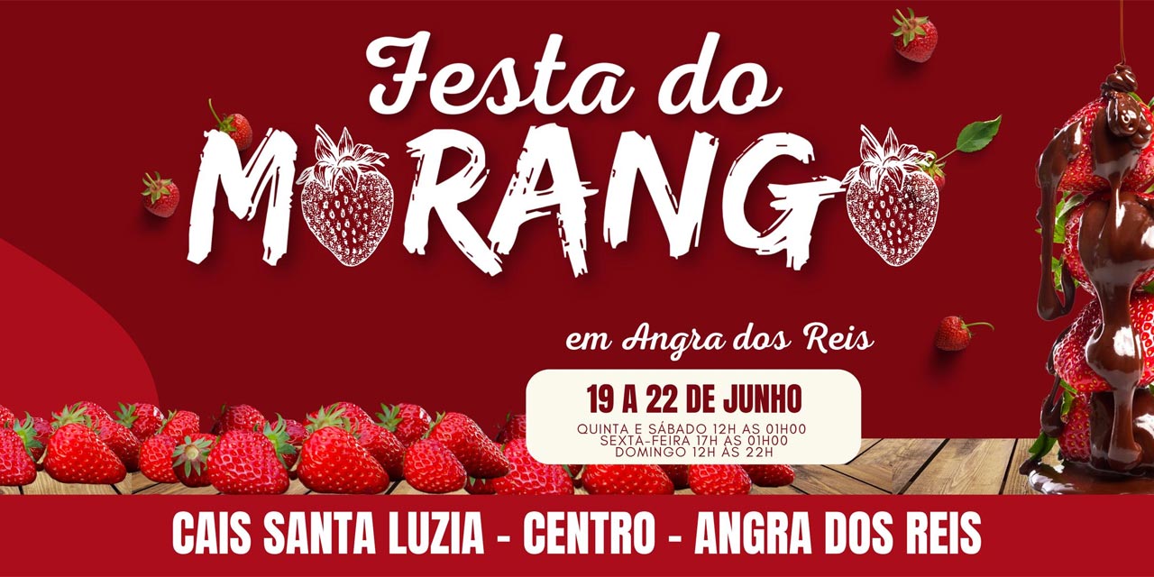 Festa do Morango em Angra dos Reis tem início nesta quinta
