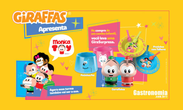 Turma da Mônica retorna ao Giraffas com brindes exclusivos