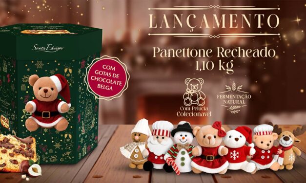 Santa Edwiges apresenta Panettone com Pelúcia de 1,10 kg