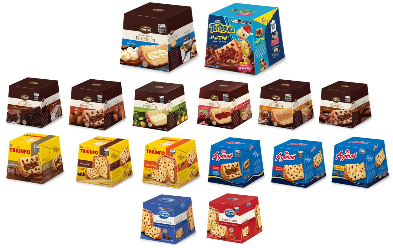 Arcor traz novidade e muitas variedades de panettones neste Natal