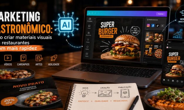 Marketing gastronômico: crie materiais visuais para restaurantes mais rápido